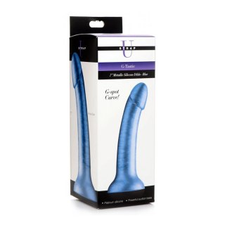 Metalowe silikonowe dildo G-tastic - 7 / 17,8 cm XR Brands