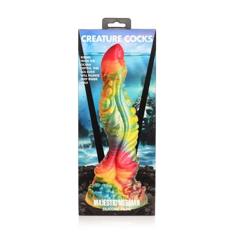 Silikonowe dildo Majestic Merman XR Brands