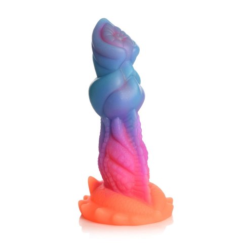 Świecące w ciemności silikonowe dildo Aqua Cock XR Brands