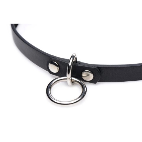 Wąski choker z pierścieniem XR Brands