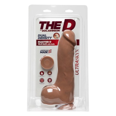 Doc Johnson - Realistyczne dildo z jądrami Master D 25 cm