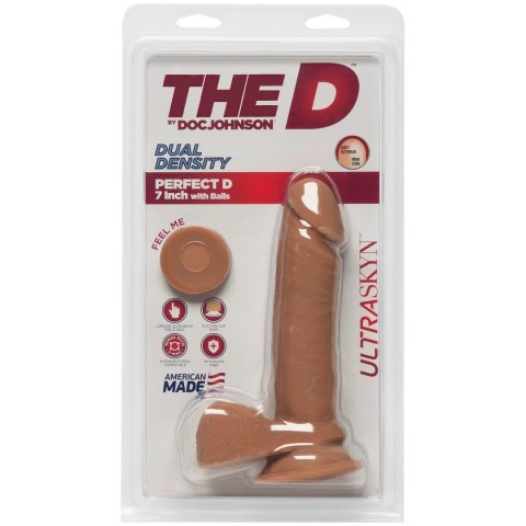 Doc Johnson - Realistyczne dildo z jądrami Perfect D 18 cm