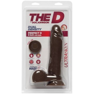 Doc Johnson - Realistyczne dildo z jądrami Perfect D 20 cm