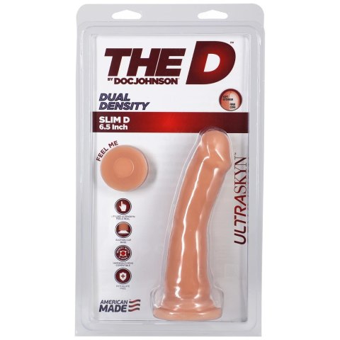 Doc Johnson - Realistyczne dildo z jądrami Slim D 15 cm