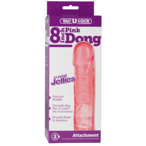 Doc Johnson - Krystaliczne dildo 20 cm