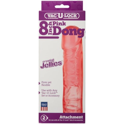 Doc Johnson - Krystaliczne dildo 20 cm