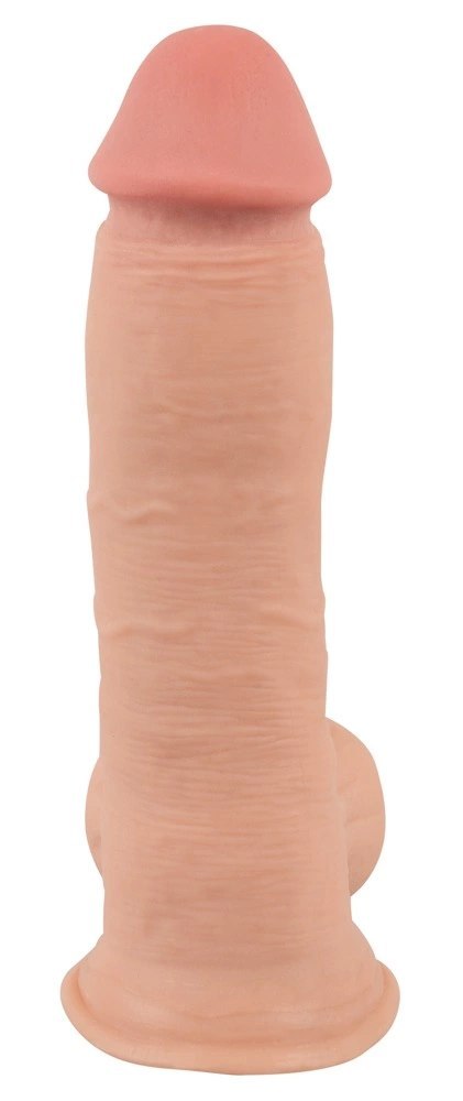 Nature Skin - Elastyczne Naturalne Dildo Z Ruchomą Skórą 19,9 cm