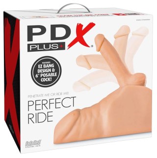 PDX Plus - Męski Tors Z Ruchomym Penisem Perfect Ride Light