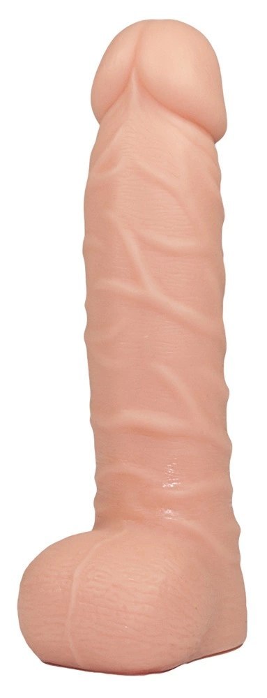 Realistixxx - Naturalne Dildo Z Żyłami Żołędziem I Jądrami 17cm