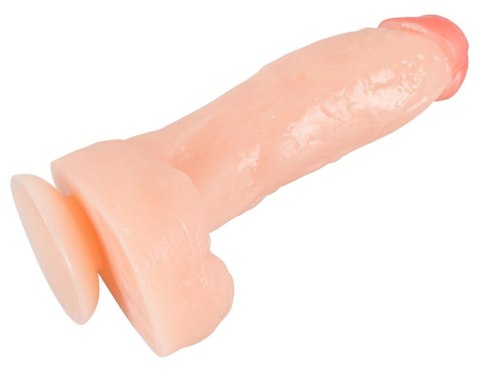 Realistixxx - Naturalne Dildo Z Żyłami Żołędziem I Jądrami 23cm