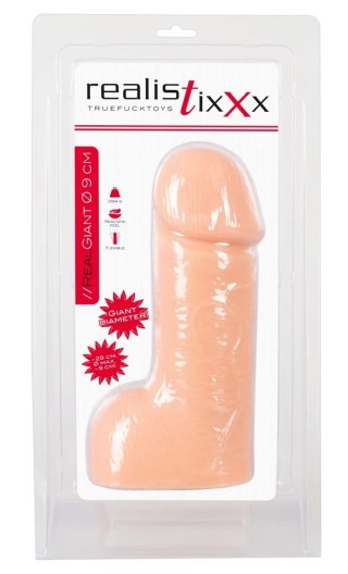 Realistixxx - Naturalne Realistyczne Dildo Z Żyłkami 29 cm