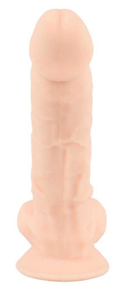 Silexd - Realistyczne Dildo Z Żyłami Żołędziem I Jądrami Cieliste 18.8cm