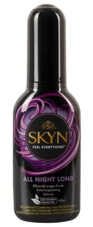 SKYN All Night Longl - Silikonowy Lubrykant Długotrwałe Nawilżenie 80 ml