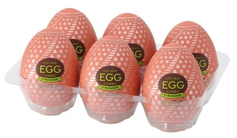 Tenga - 6 Jednorazowych Masturbatorów Egg Combo HB 6pcs