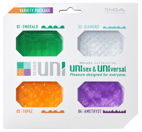 Tenga - Uniwerselna Nakładka Do Masturbacji Uni Variety Pack 4-PAK