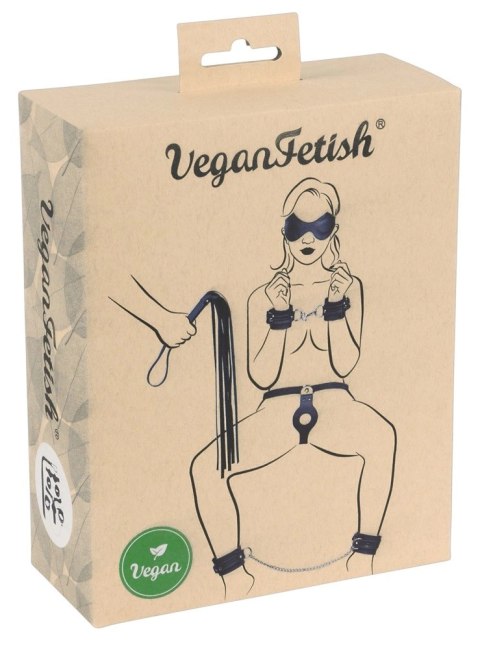 Vegan Fetish - 5-Częściowy Zestaw Bdsm W Skórzanym Stylu