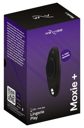 We-Vibe - Wibrator Do Majtek Z Pilotem Moxie+ Satin Black