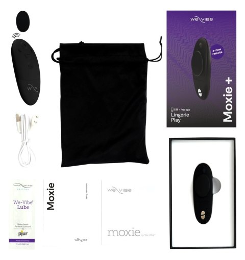 We-Vibe - Wibrator Do Majtek Z Pilotem Moxie+ Satin Black