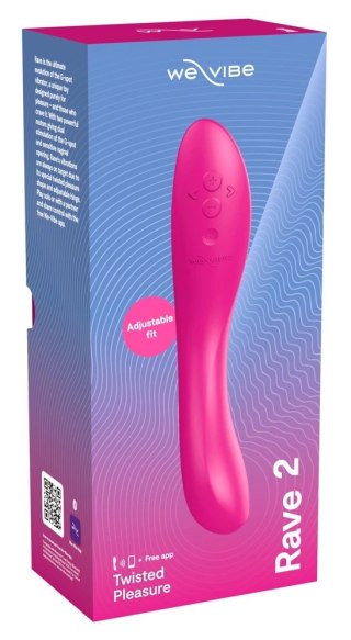 We-Vibe - Wibrator Punktu-G Z Aplikacją Rave 2 by We-Vibe Fuchsia