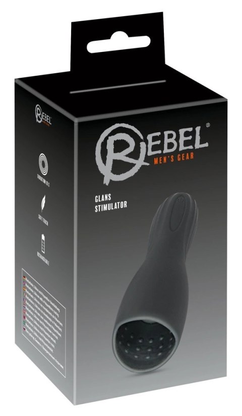 Rebel - Kompaktowy Masturbator 10 Trybów Wibracji Glans Stimulator