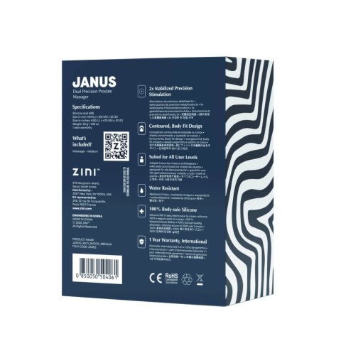 Zini - Stabilizowany masażer prostaty Janus Anti M