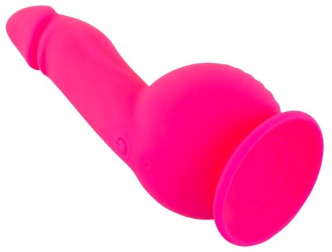 Sweet Smile - Różowy Wibrator Z Przyssawką 19 cm Powerful Vibrator