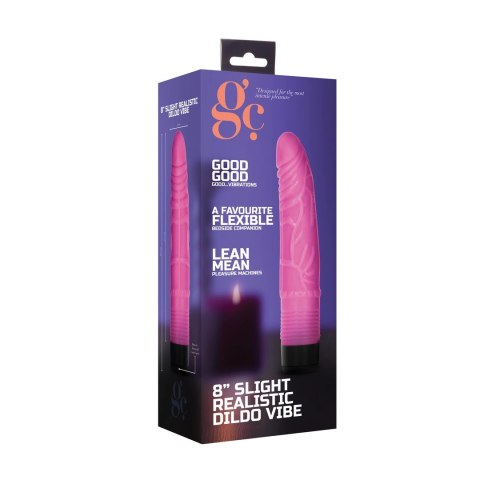 GC by shots - Delikatny realistyczny wibrator dildo - 20 cm