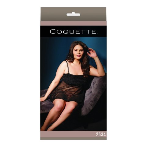 Coquette - Sukienka z falbanami - babydoll - plus size