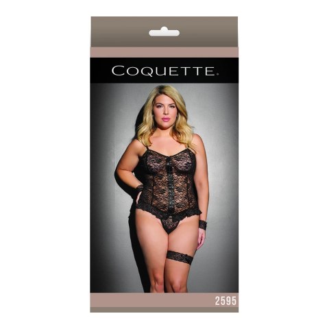 Coquette - Top z ramiączkami i stringami - plus size