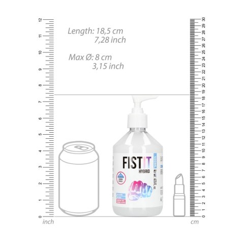 Fist It by Shots - Lubrykant hybrydowy z pompką 500 ml