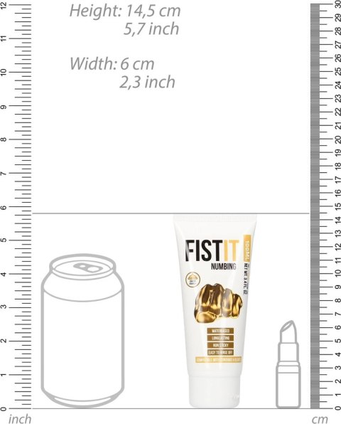 Fist It by Shots - Lubrykant znieczulający 100 ml