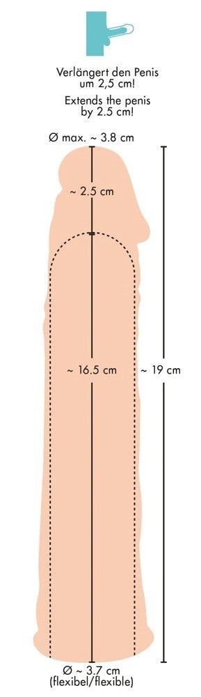 You2Toys - Nakładka silikonowa na penisa