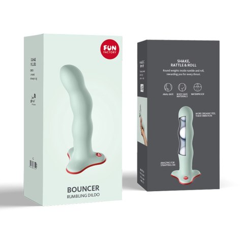 Fun Factory - Bouncer Unique Strap-on Dildo Zielone