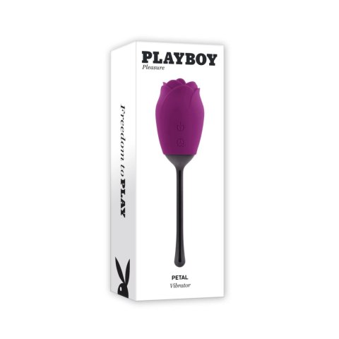 Playboy Pleasure - Wibrator z ruchomym języczkiem Petal - 9 prędkości