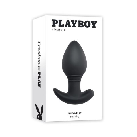 Playboy Pleasure - Wibrujący plug Buttplug - 10 prędkości