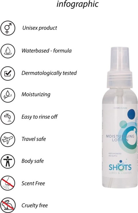 Shots Lubes Liquids by Shots - Bezzapachowy balsam nawilżający 100 ml