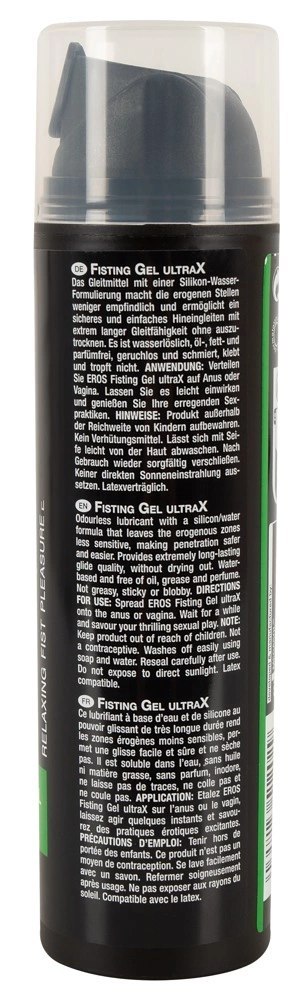 EROS - Silikonowo-Wodny Lubrykant Do Fistingu UltraX 200ml