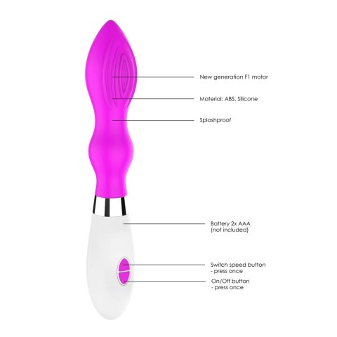 Luminous by shots - Wibrator i stymulator łechtaczki Astraea