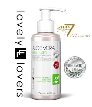 Lovely Lovers - ALOE VERA Lube Kojąco-Łagodzący Żel Intymny Na Bazie Wody 150ml