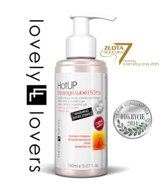 Lovely Lovers - HotUP Rozgrzewający Żel Do Masażu Intymnego Wzbogacony O Afrodyzjak 150ml