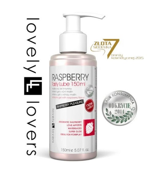 Lovely Lovers - Smakowity Orgazmowy Żel Oralny O Aromacie Maliny Z Efektem Subtelnego Ciepła 150ml