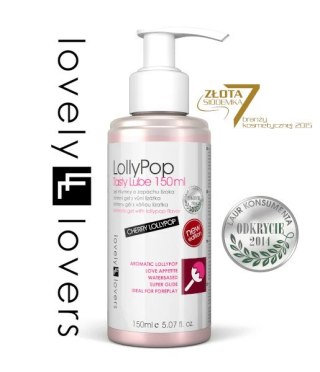 Lovely Lovers - Smakowity Orgazmowy Żel Oralny O Aromacie Wiśniowego Lizaka Z Efektem Subtelnego Ciepła I Formułą 150ml