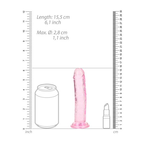 RealRock - Realistyczne dildo z przyssawką 14,5 cm