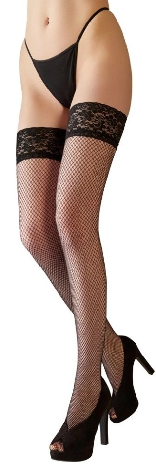 Cottelli LEGWEAR - Seksowne Pończochy Kabaretki Z Elegancką Koronką 5