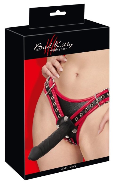 Bad Kitty - Uprząż Strap-On Z 3 Dildami 2XL