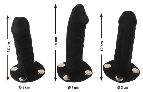 Bad Kitty - Uprząż Strap-On Z 3 Dildami L/XL