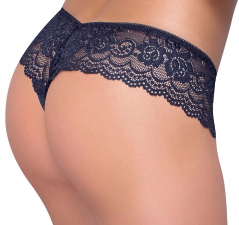 Cottelli LINGERIE - Wysokie Stringi Z Delikatnej Elastycznej Koronki XL