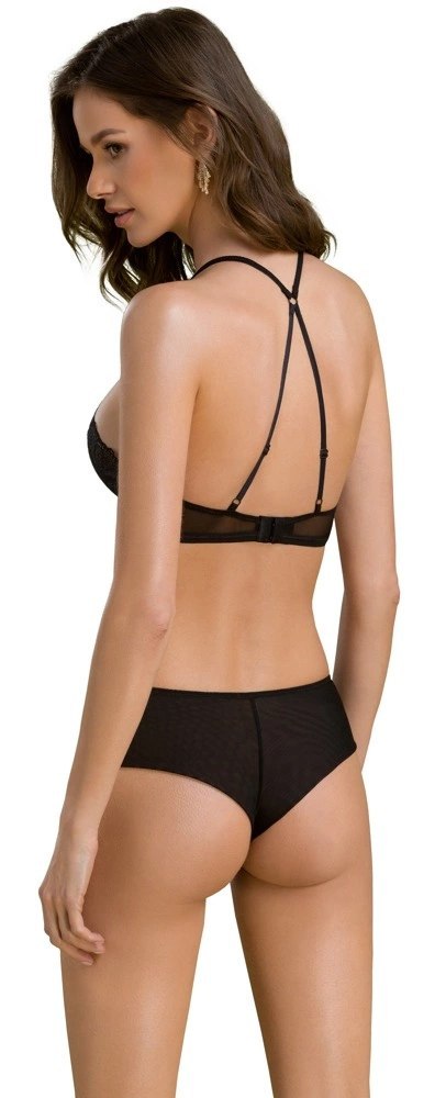 Passion - Seksowne Koronkowe Bikini Czarne Kerria S/M