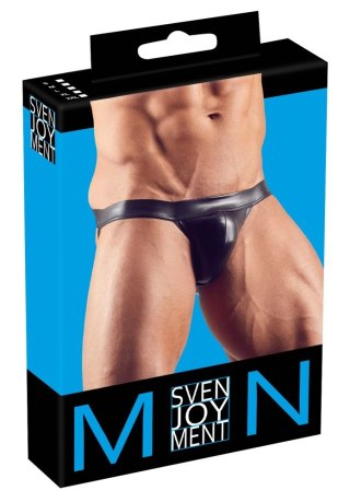 Svenjoyment - Seksowne Męskie Majtki Jockstrap Z Elastycznych Pasków Czarne XL