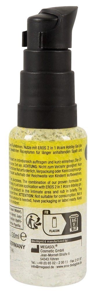 EROS - Lubrykant 2w1 Do Dłuższej Przyjemności I Nawilżenia 30 ml